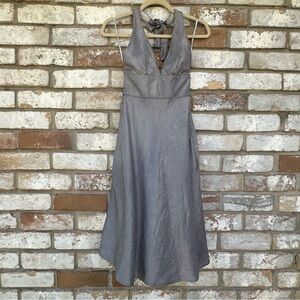 J Crew Halter Top Silk Dress